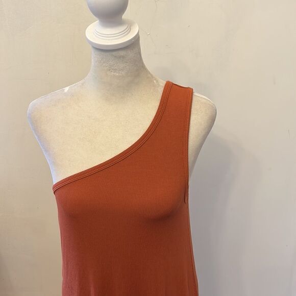 41 Hawthorn rust one shoulder maxi dress Size XL NWOT - Picture 3 of 8